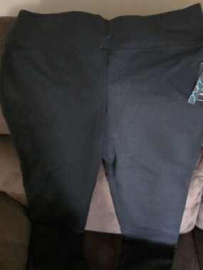 INC International Concepts Black Pull On Jeggings